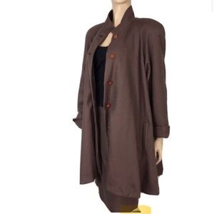 Vintage Jinglers the Original jacket and skirt red,gray high neck